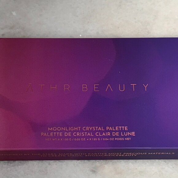 ĀTHR Moonlight Crystal Eyeshadow Palette | 12 Shades | Clean, Organic, Vegan - Picture 2 of 4